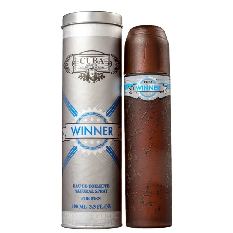 Perfume Cuba Winner Para Hombre de Cuba Paris Edt 100ML
