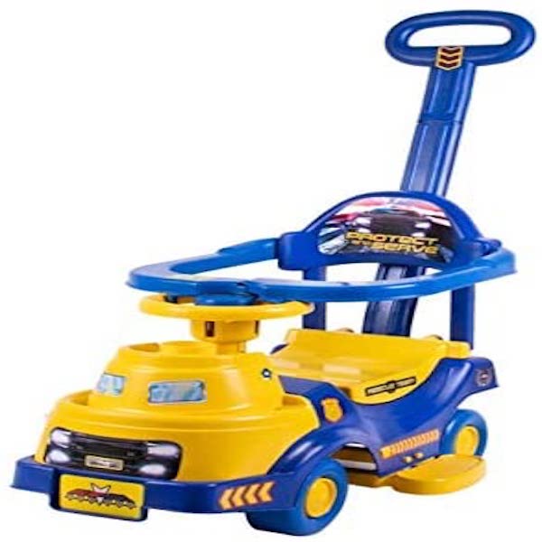 Carrito Montable para Empujar Policia Promeyco Hecho en Mexico Push Car para niños El Bazar Store