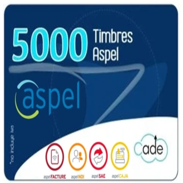 5000 Timbres Aspel CFDI
