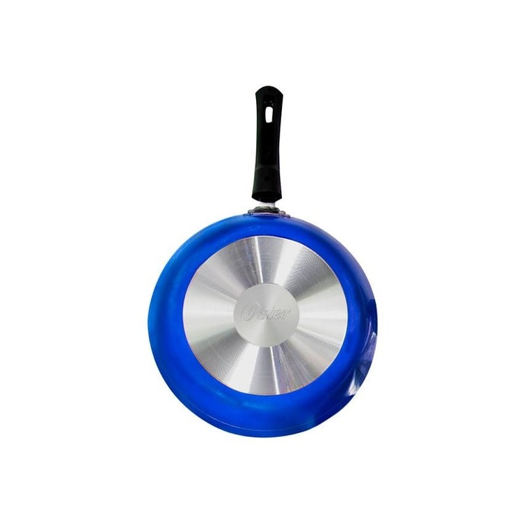SARTEN ALUMINIO 20 CM MANGO BAQUELITA DIFUSOR DE COLOR AZUL OSTER 85042.01A