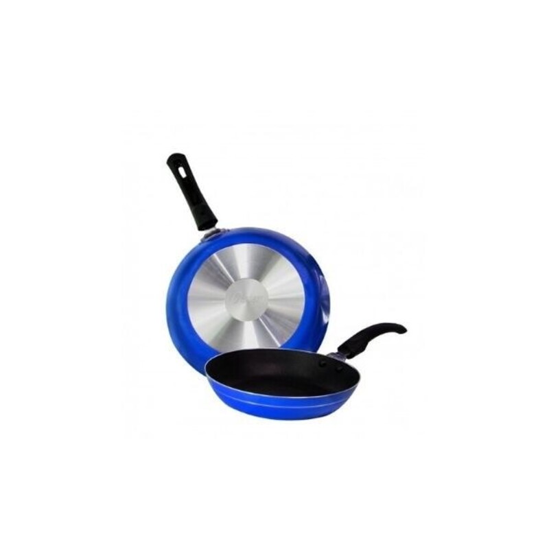 SARTEN ALUMINIO 20 CM MANGO BAQUELITA DIFUSOR DE COLOR AZUL OSTER 85042.01A