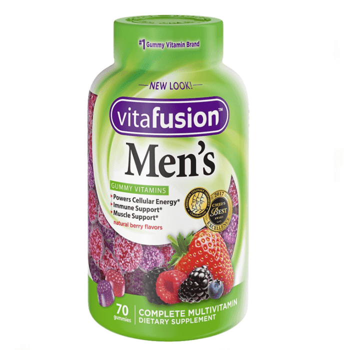 Vitafusion Mens Para Energia Muscular, Sistema Inmunologico y Muscular
