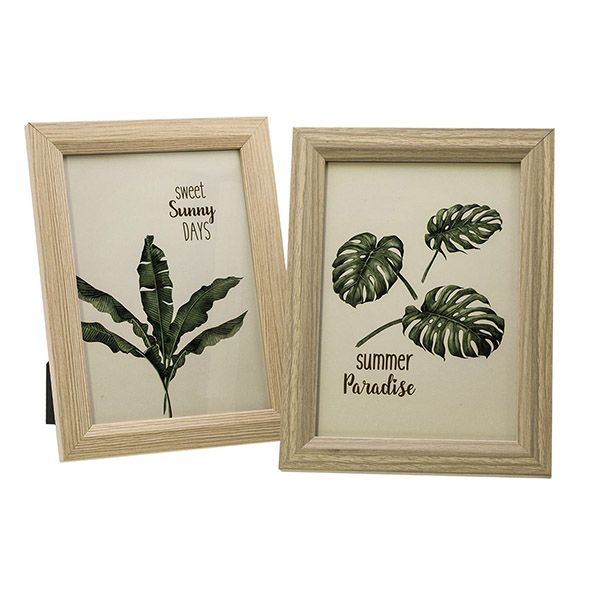 Elegante moderno portaretrato de madera baby shower, decoracion, regalo, recamara. Hw155-6x8