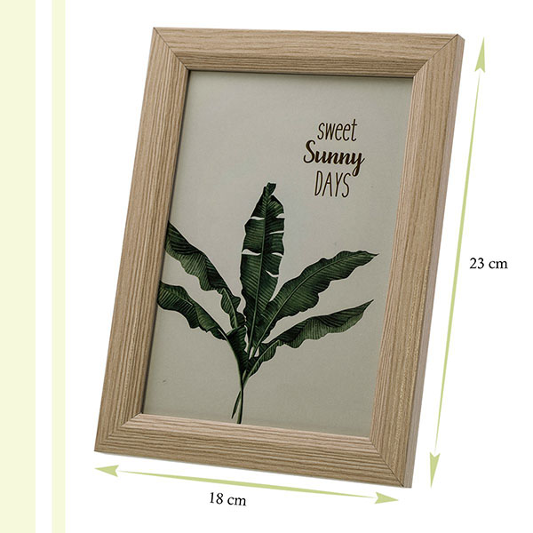 Elegante moderno portaretrato de madera baby shower, decoracion, regalo, recamara. Hw155-6x8