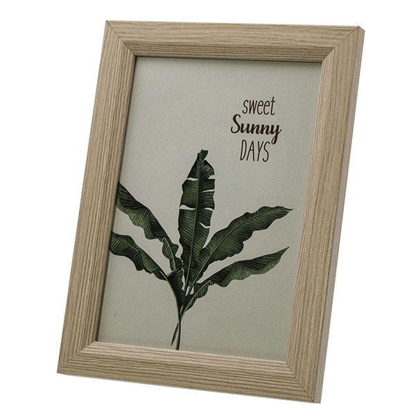 Elegante moderno portaretrato de madera baby shower, decoracion, regalo, recamara. Hw155-6x8