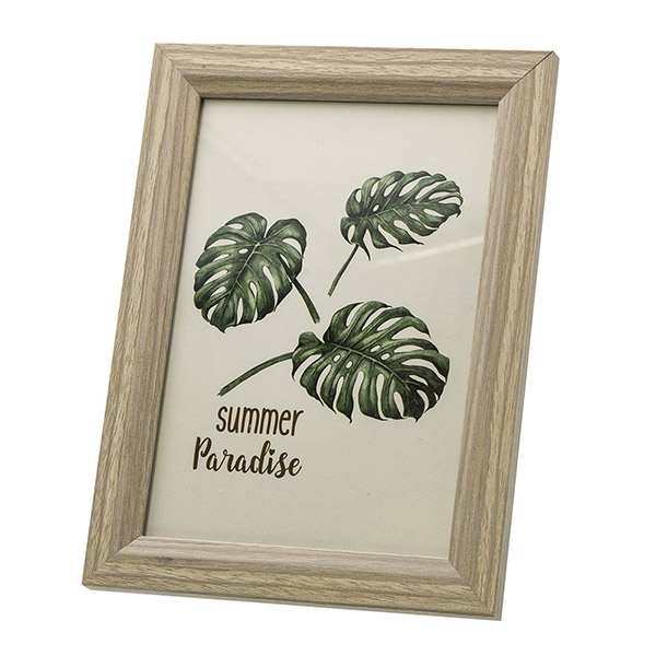Elegante moderno portaretrato de madera baby shower, decoracion, regalo, recamara. Hw155-6x8