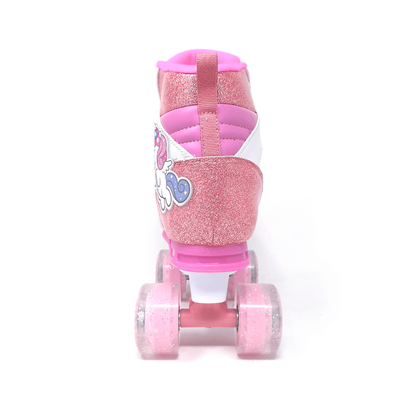 Patines De 4 Ruedas Onix Para Niña Color Rosa Shine Glitter