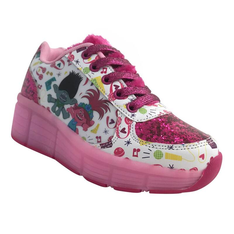 Tenis PatÃ­n Trolls Para NiÃ±a Color Rosa Shine De Glitter