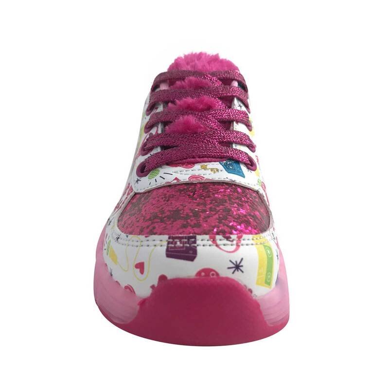 Tenis PatÃ­n Trolls Para NiÃ±a Color Rosa Shine De Glitter