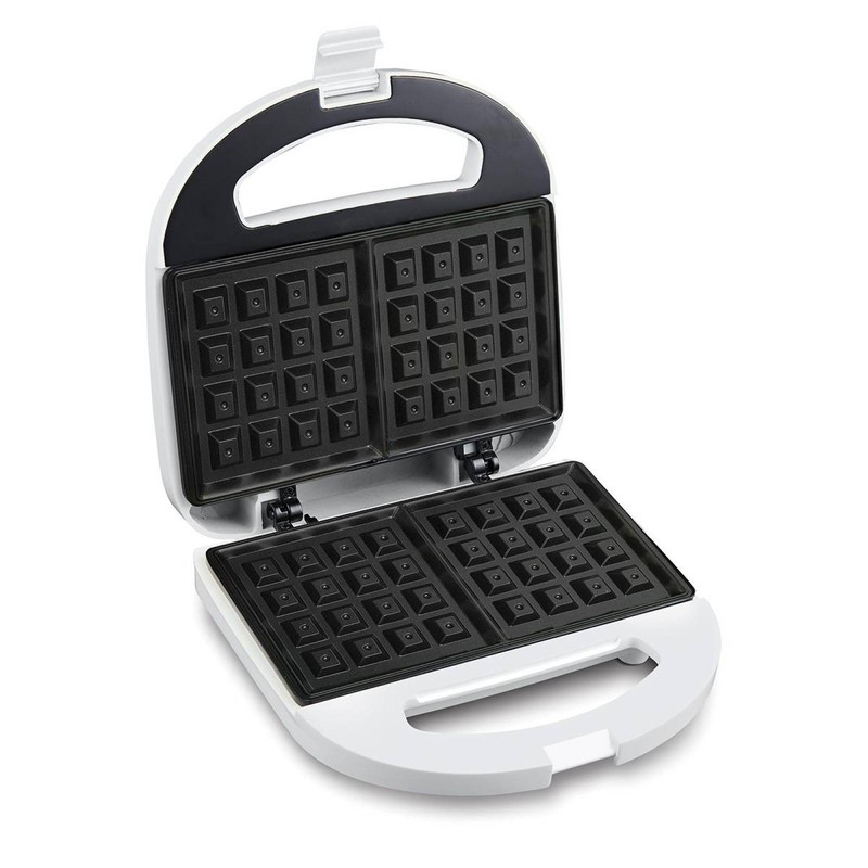 WAFLERA 2 REBANADAS ELECTRICA ANTIADHERENTE BLANCA TAURUS   LANCHE-WAFFLE   