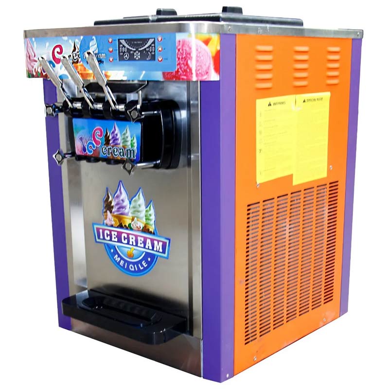 Maquina Helados  1800w Helado Suave Nieve Comercial Profesional