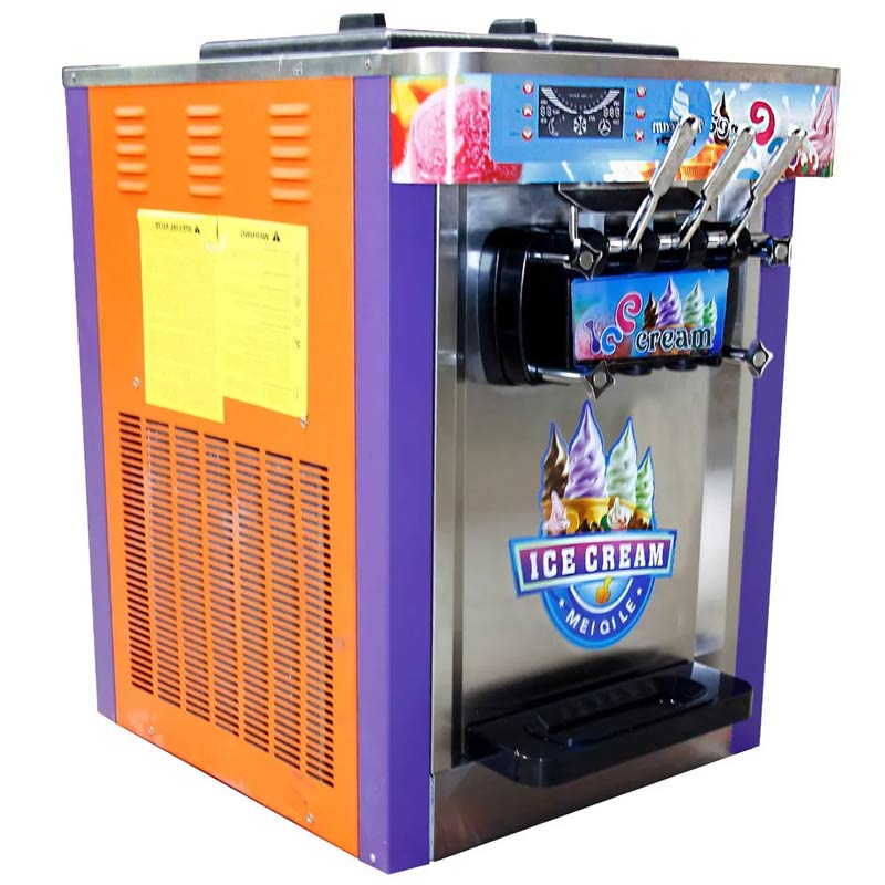Maquina Helados  1800w Helado Suave Nieve Comercial Profesional
