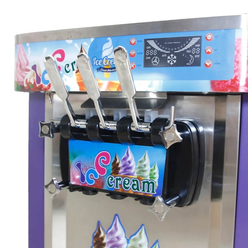 Maquina Helados  1800w Helado Suave Nieve Comercial Profesional