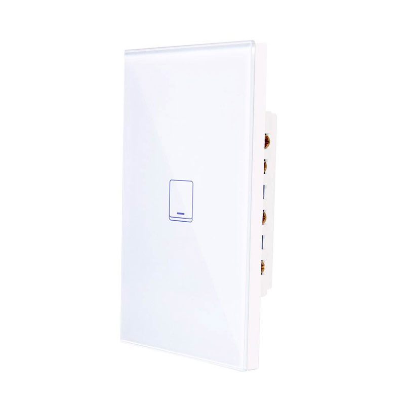 Interruptor inteligente Wifi Interruptor de Luz, 1 gang Smart Switch Iluminación LED Compatible con Alexa Google Home