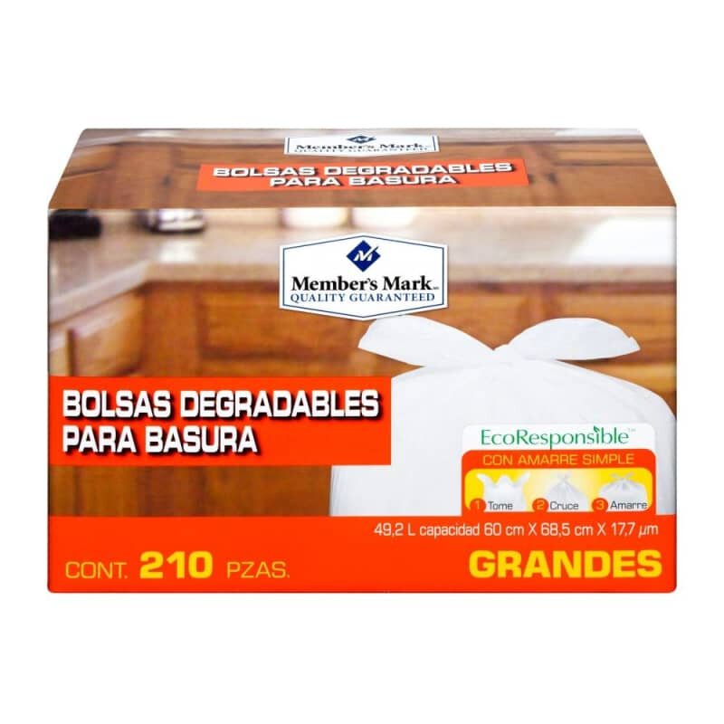 Bolsa para Basura Member's Mark Grande 210 pzas