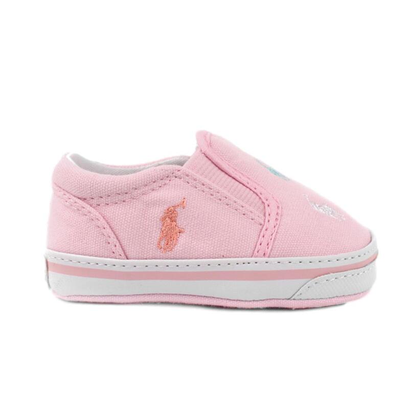 Tenis Polo Ralph Lauren Para Bebe Color Rosa Pastel
