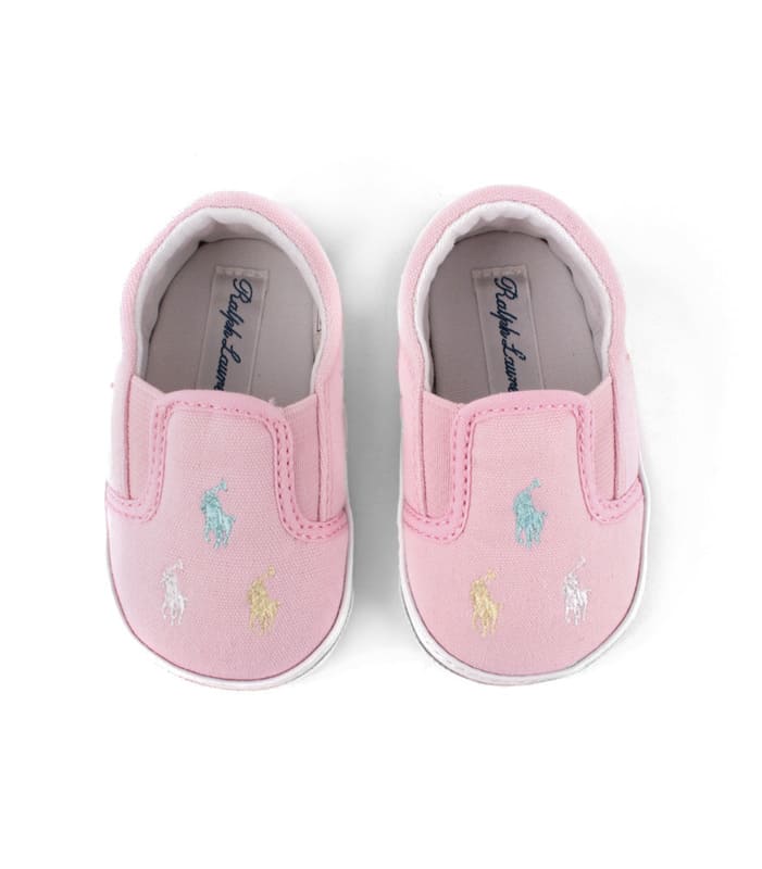 Tenis Polo Ralph Lauren Para Bebe Color Rosa Pastel
