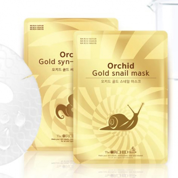 Mascarilla Baba De Caracol Gold Snail Con 10 Pzs.