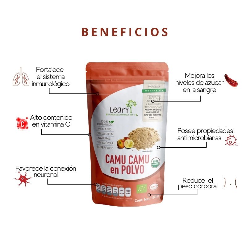 Leafy, Camu Camu Dúo Pack Superfood 100 g