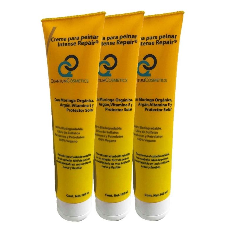 Tri Pack de Crema para Peinar Intense Repair - Quantum Cosmetics
