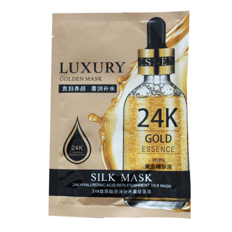 Mascarilla facial Luxury 24K con ácido hialuronico