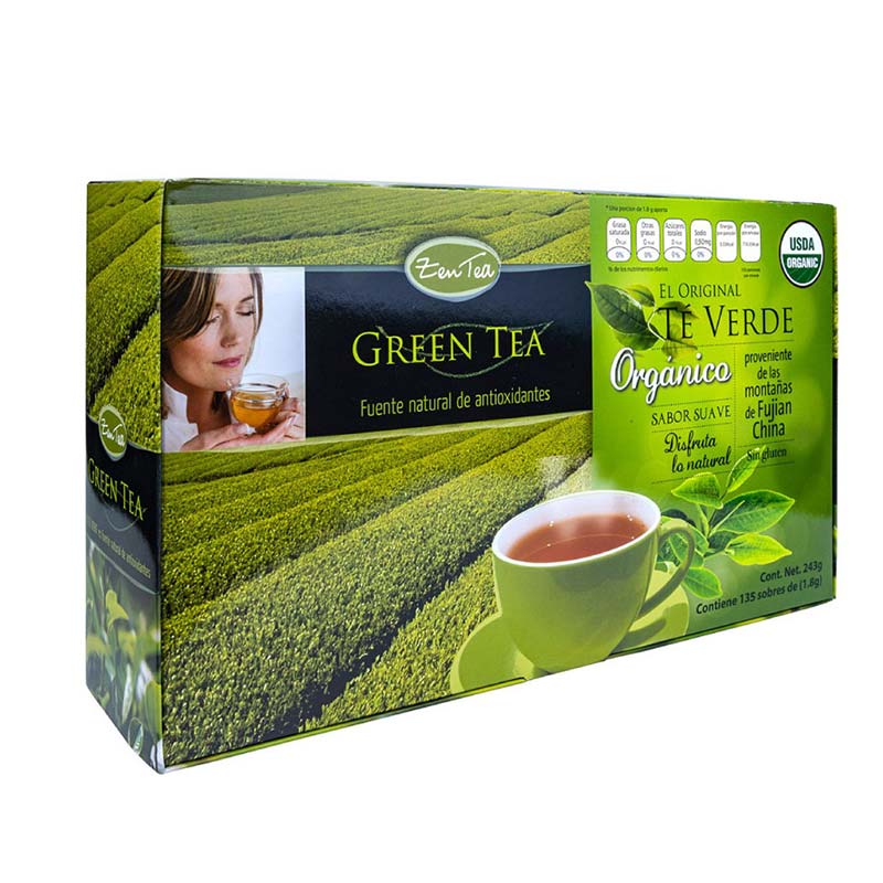 Té Verde Zen Tea Orgánico Con 135 Sobres
