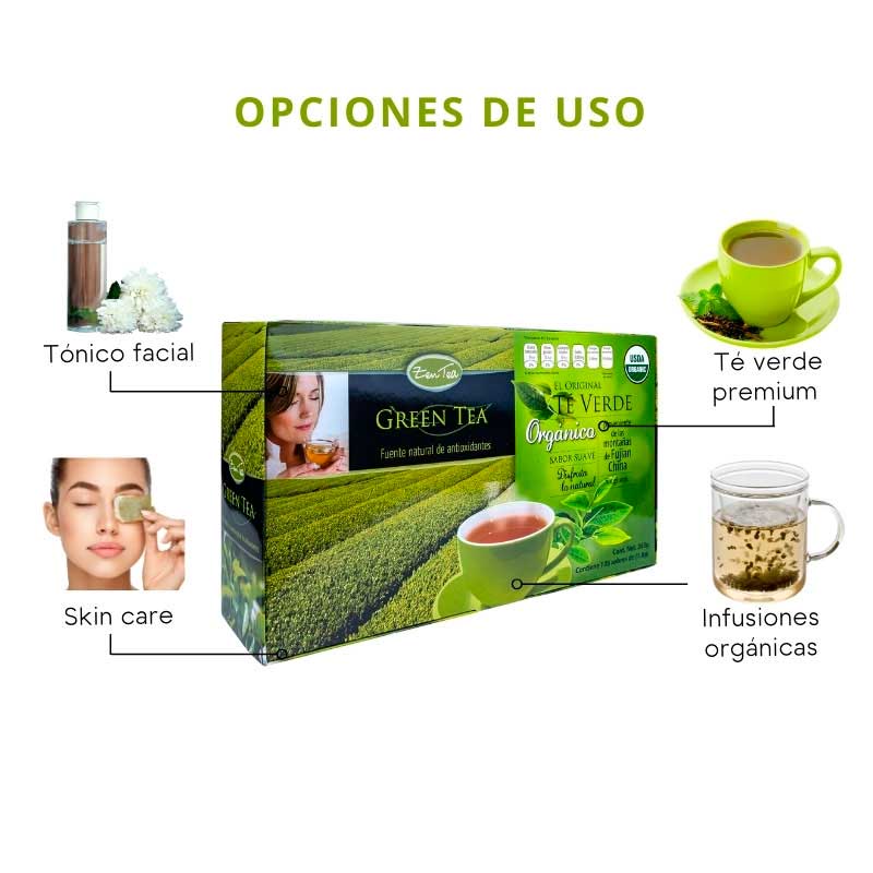 Té Verde Zen Tea Orgánico Con 135 Sobres