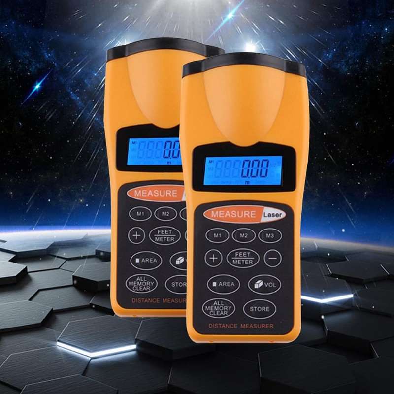 Medidor De Distancia Láser Ultrasónico LCD