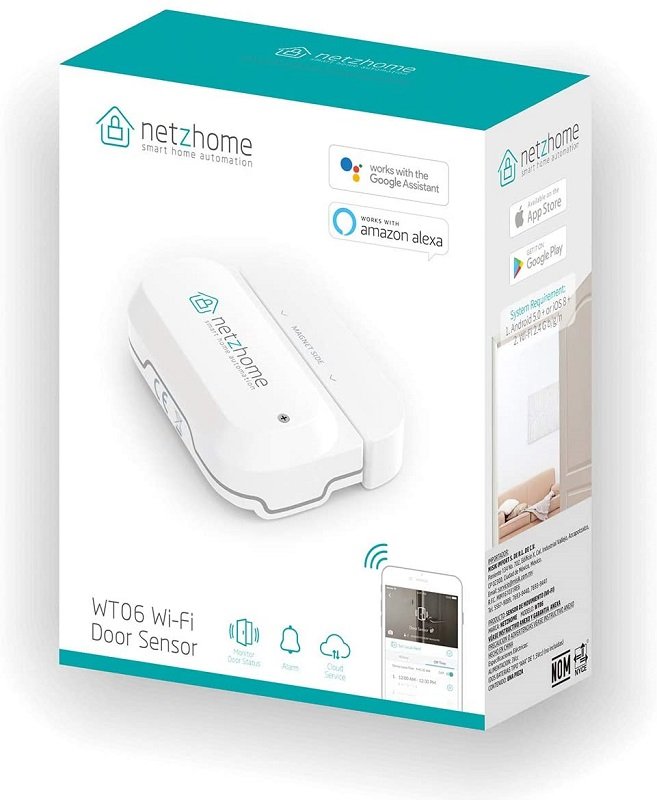 Sensor para Puertas y Ventanas Netzhome WT06 Wi-fi Blanco