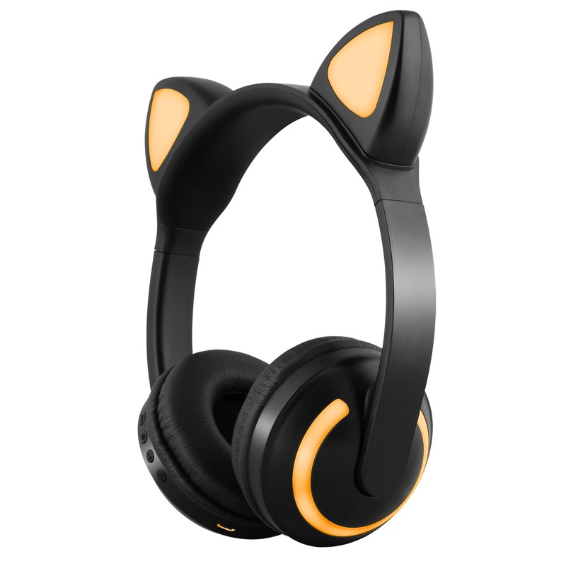 Audifonos  bluetooth de orejas de gato con luces led Gadgets & Fun