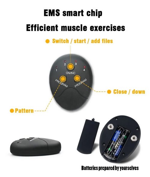Estimulador Eléctrico Para Entrenar Músculos Abdominales