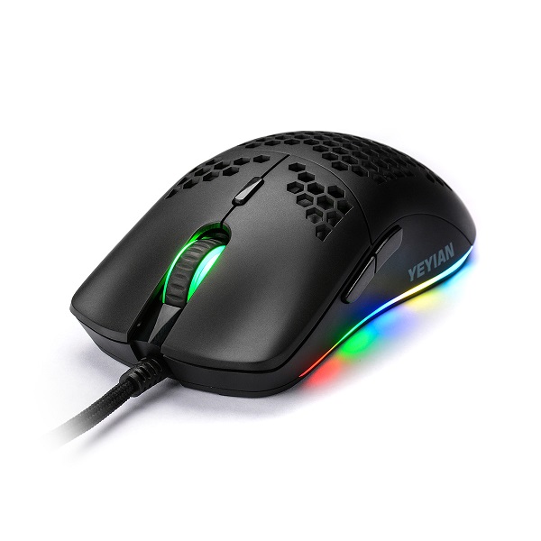 Mouse Yeyian Links Alambrico, Rgb, 7200dpi Negro(ymg-24310)