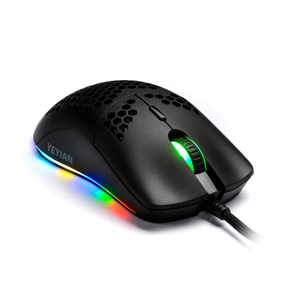 Mouse Yeyian Links Alambrico, Rgb, 7200dpi Negro(ymg-24310)