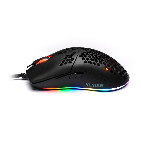 Mouse Yeyian Links Alambrico, Rgb, 7200dpi Negro(ymg-24310)
