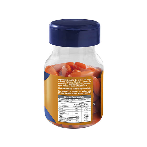 Magnesio con Germen de Trigo Naturagel Paquete de 3 frascos