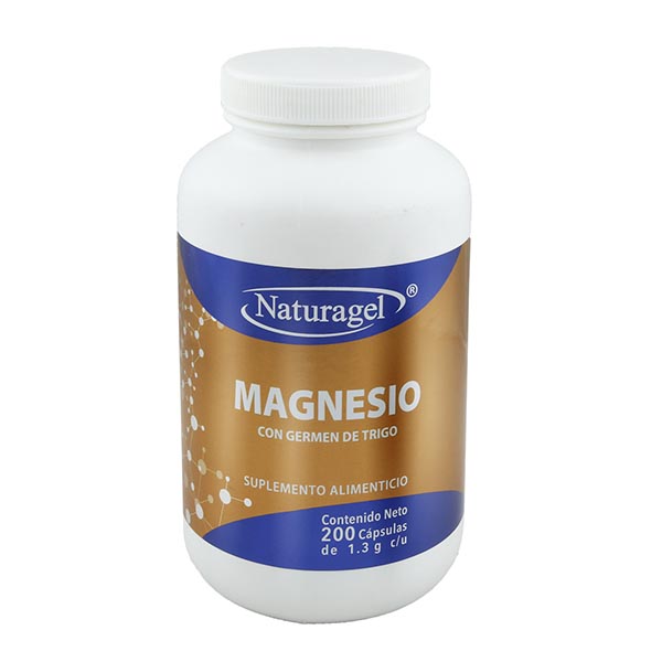 Magnesio con Germen de Trigo Naturagel Paquete de 3 frascos