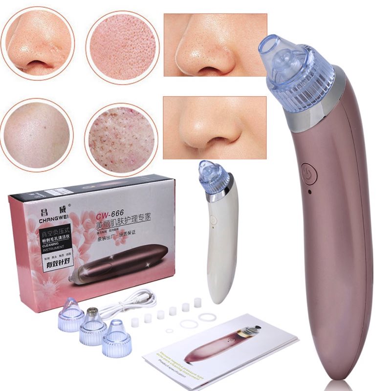 Máquina de Succión De Puntos Negros Espinillas Usb Recargable