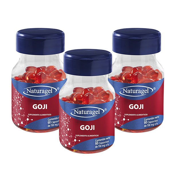 Goji Naturagel Paquete de 3 frascos