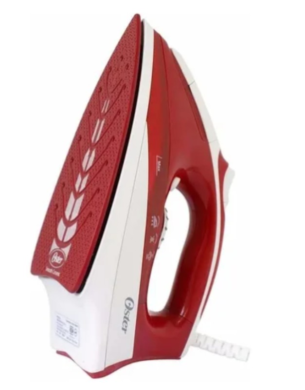 Plancha Oster De Vapor Ceramica Roja - Rojo