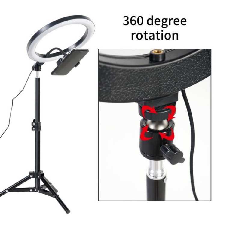Aro led con soporte para smartphone 30 cm de diámetro Aro de luz para maquillaje, fotografía , video , redes sociales , tiktok