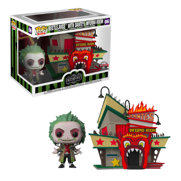  Funko Pop! Movies Beetlejuice with Dante's Inferno Room.