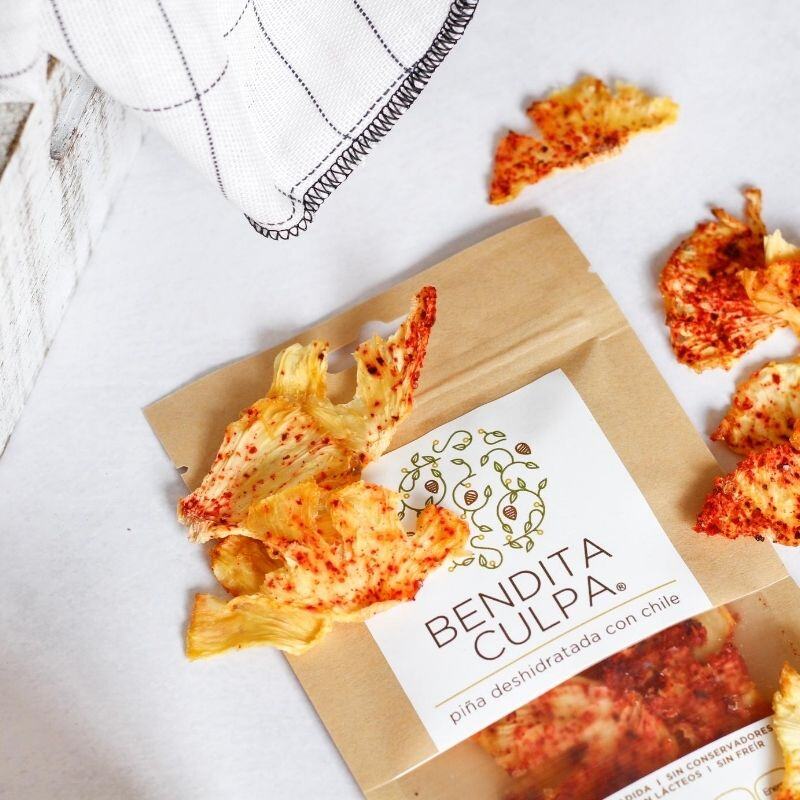 Bendita Culpa Piña enchilada, 20gr. (5 piezas)