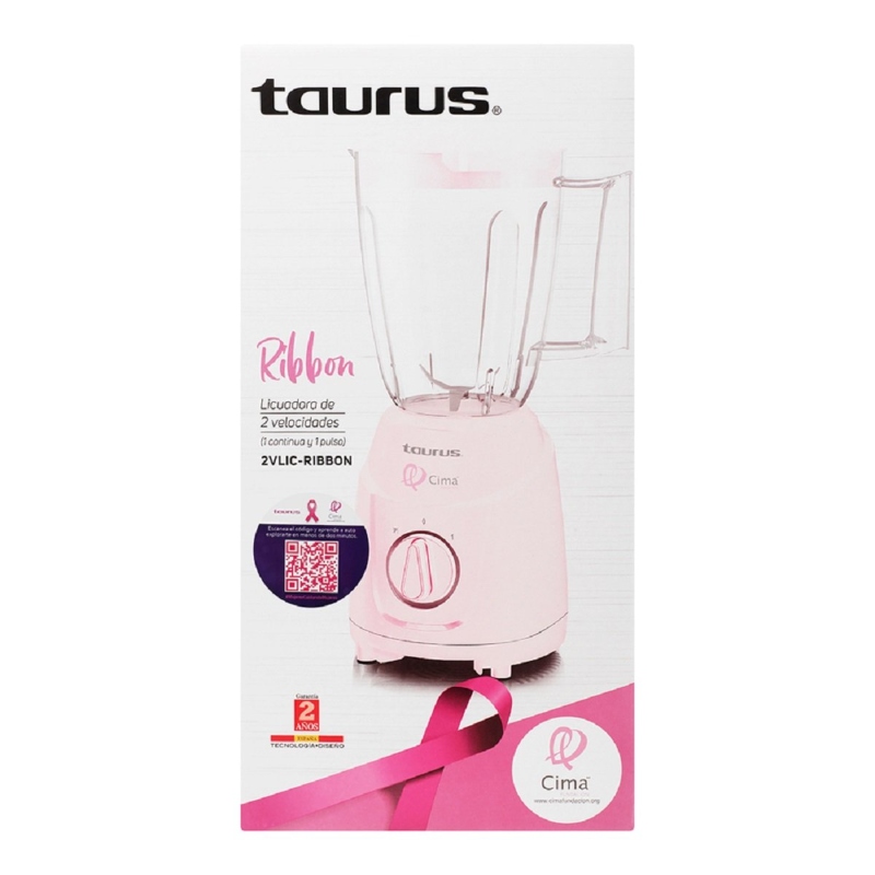 Licuadora Taurus 2VLIC RIBBON Rosa Ragazza END