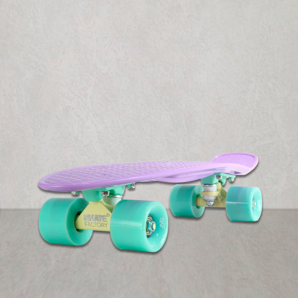 Patineta Miniskate Tipo Penny Skate Factory Skaties Morada