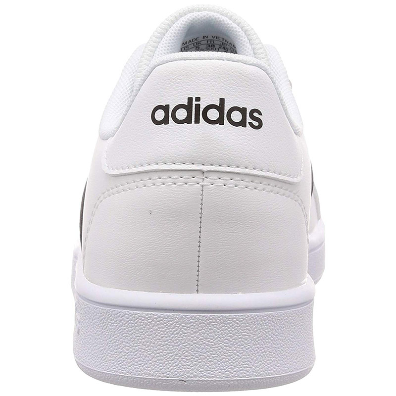 Tenis Adidas Grand Court EF0103 Blanco Franjas Negras Niños (Unisex)