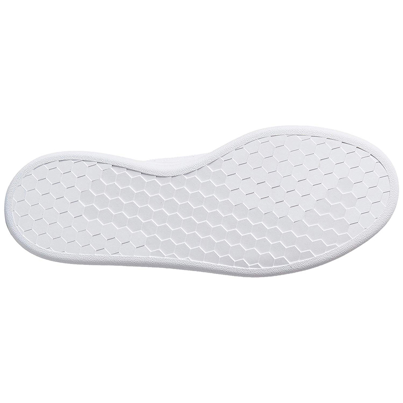 Tenis Adidas Grand Court Base EE7968 Blanco Franjas Negras Mujer