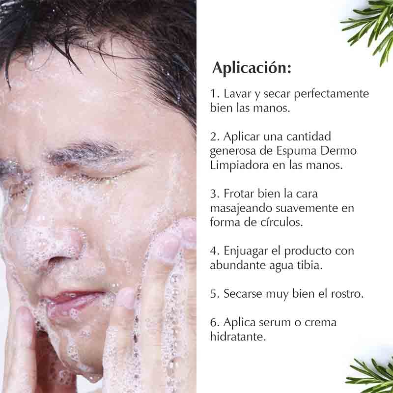 Espuma Astringente Dermolimpiadora Cuidado Facial Aloe Vera Hidratante 150 gr Marie D´Argan 