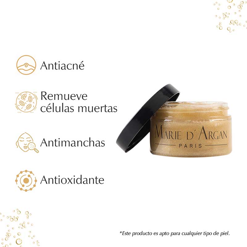 Exfoliante Facial De Champagne Detox Anti Manchas Y Acné