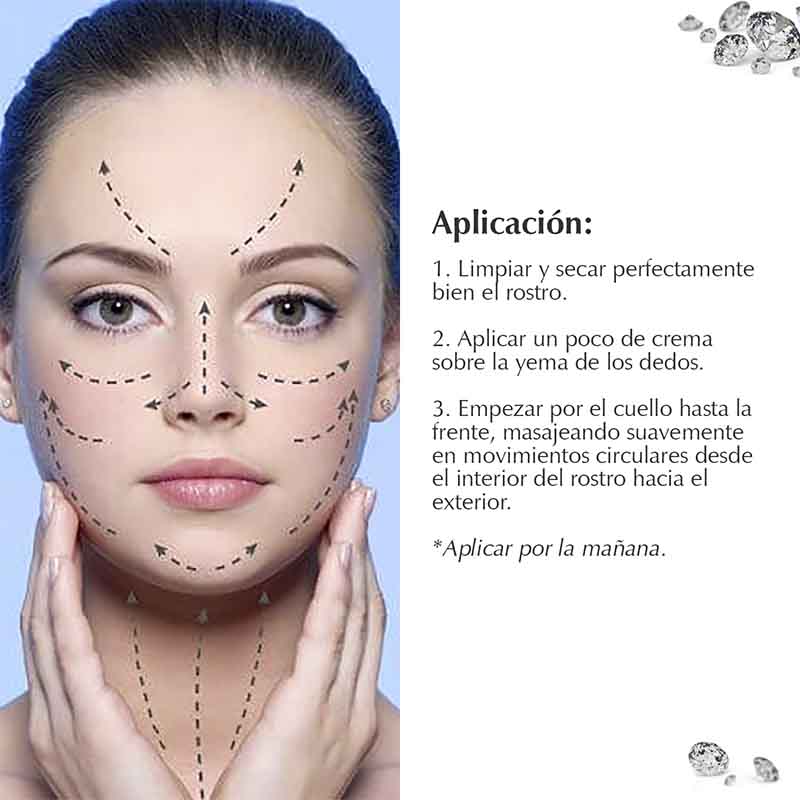  Crema Facial de Día Con Polvo de Diamante FPS 20 Anti Arrugas Marie D´Argan