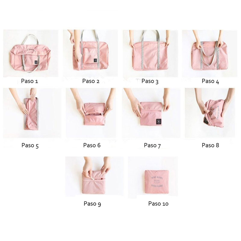 Bolsa de viaje plegable maleta plegable e impermeable